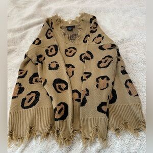 Runway 7 Cheetah Sweater